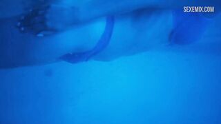 Erotic pool scene. Sex scene from movie - Euphoria