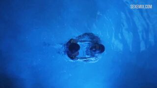 Erotic pool scene. Sex scene from movie - Euphoria