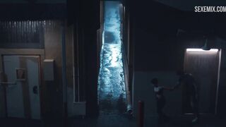 Alexa Demie kiss in the rain scene in - Euphoria