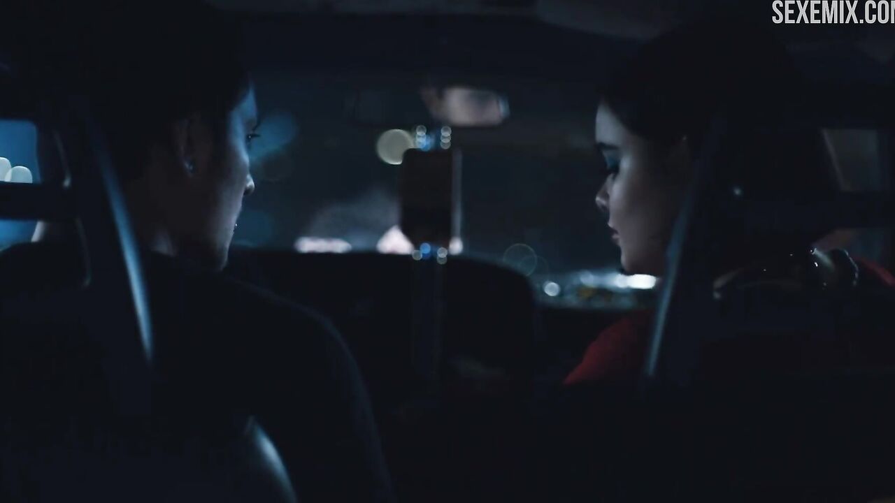 Barbie Ferreira blowjob in car, scene in - Euphoria