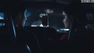 Barbie Ferreira blowjob in car, scene in - Euphoria