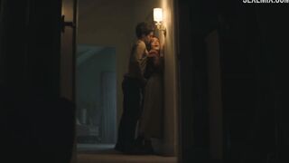 Victoria Pedretti Sex Near The Wall scene in You