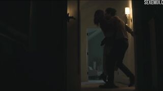 Victoria Pedretti Sex Near The Wall scene in You