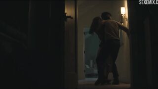 Victoria Pedretti Sex Near The Wall scene in You