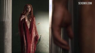 sexy Lucy Lawless Nude Scene in Spartacus