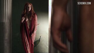 sexy Lucy Lawless Nude Scene in Spartacus