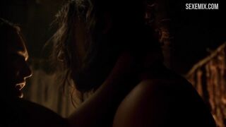 Erin Cummings sex scene Lotus Sex Position in Spartacus