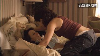 Candace fucks Bette on the couch. sex scenes from series The L Word