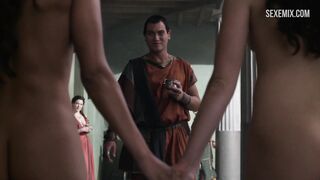 Slave Jessica Grace has sex with a gladiator, scene in Spartacus