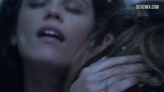 Sibyl sex scene in the snow, scene - Spartacus