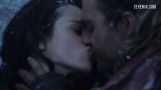 Sibyl sex scene in the snow, scene - Spartacus