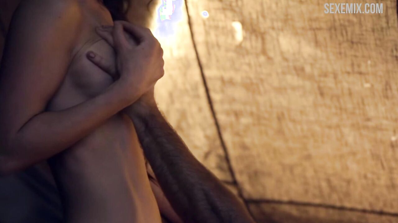 Gwendoline Taylor sex in tent, scene in Spartacus