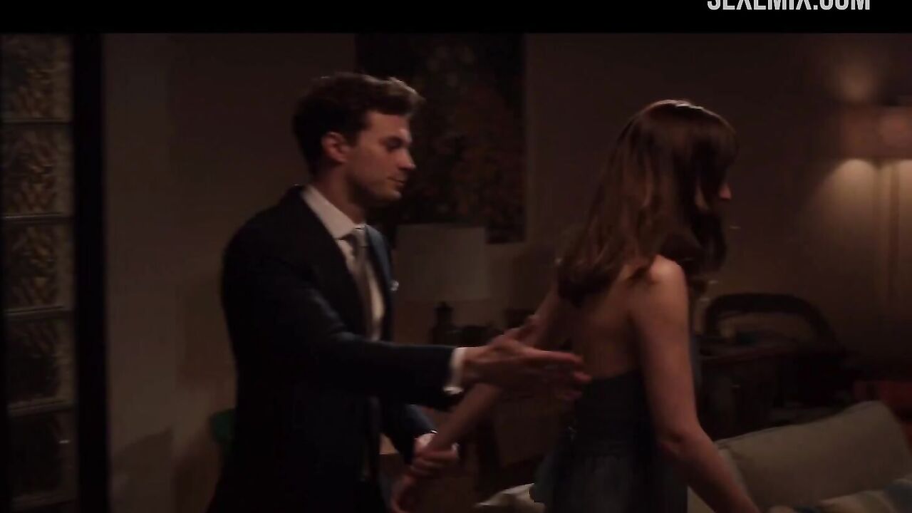 Slap on butt Dakota Johnson s, scene in Fifty Shades of Grey