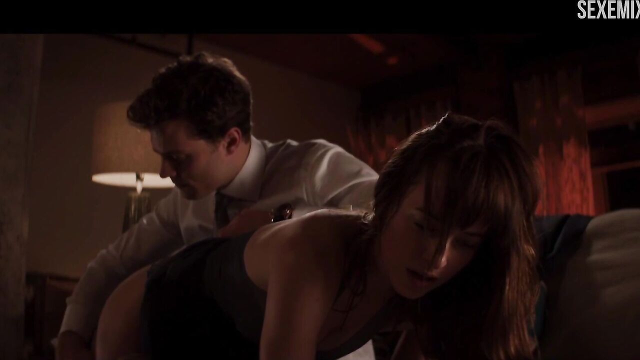 Slap on butt Dakota Johnson s, scene in Fifty Shades of Grey