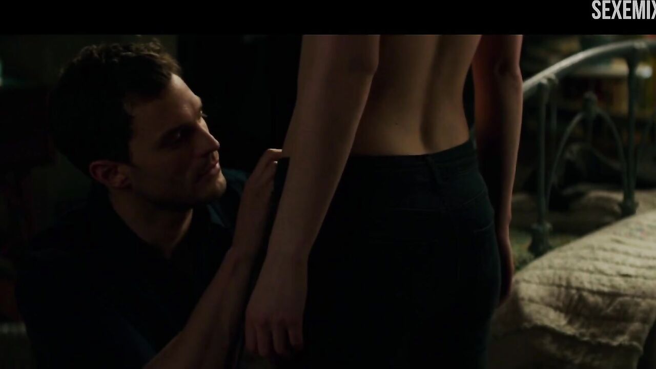 Dakota Johnson erotic scene in Fifty Shades Darker