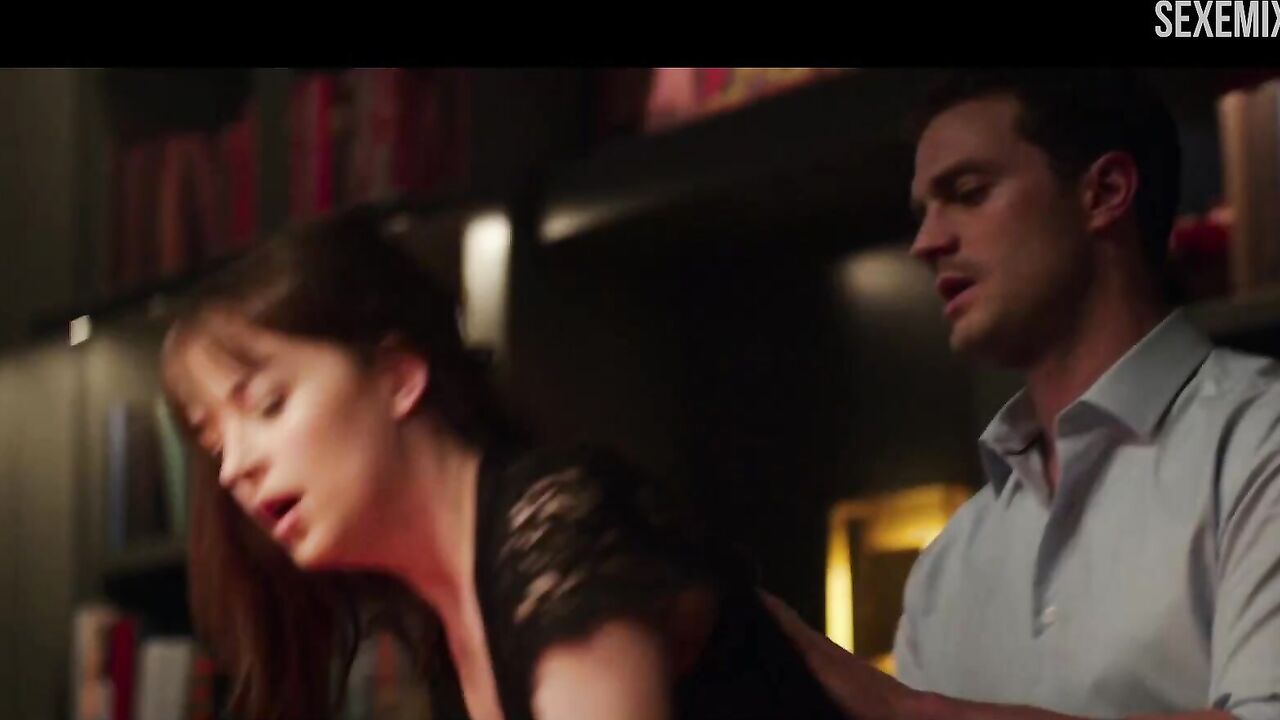 Dakota Johnson gets fucked doggy style on the pool table - Fifty Shades Darker