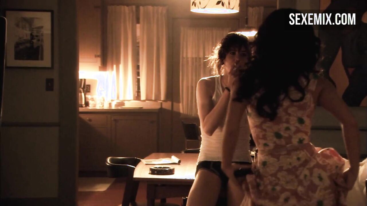 Sarah Shahi (Carmen) striptease for Katherine Moennig (Shane) - The L Word