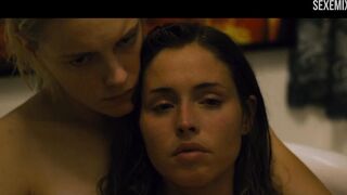 Erika Linder and Natalie Krill Strapon Scene in Below Her Mouth