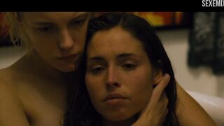 Erika Linder and Natalie Krill Strapon Scene in Below Her Mouth