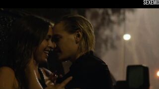 Erika Linder and Natalie Krill kissing scene in Below Her Mouth