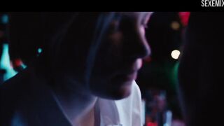 Erika Linder seduces in bar, scene in Below Her Mouth