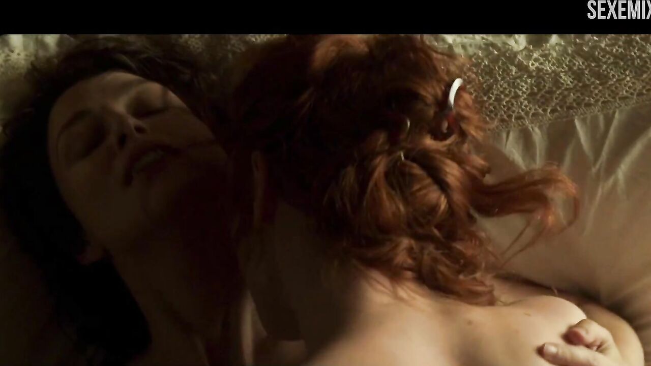 Eleanor Tomlinson lesbian scene in Colette