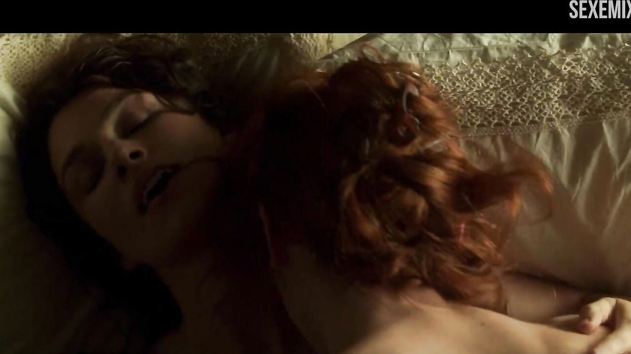 Eleanor Tomlinson lesbian scene in Colette