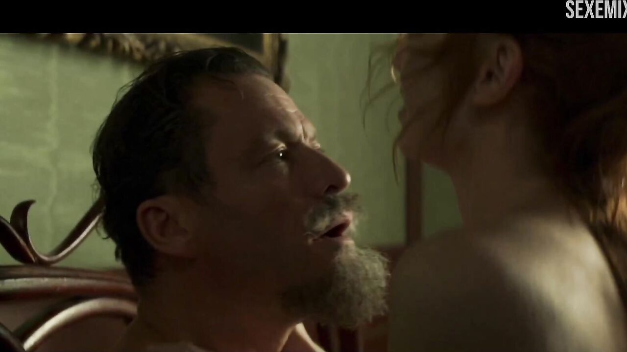 Eleanor Tomlinson fucking in bed scene in Colette