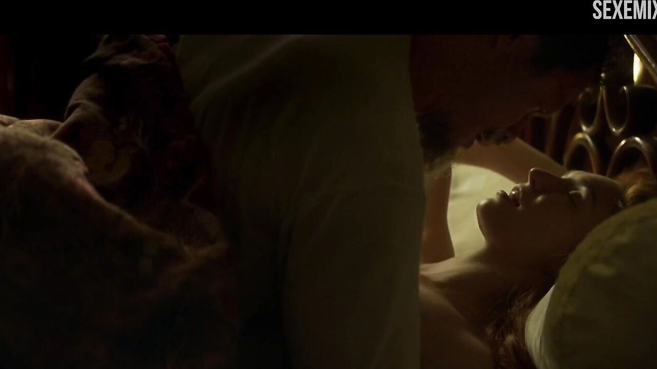 Eleanor Tomlinson fucking in bed scene in Colette