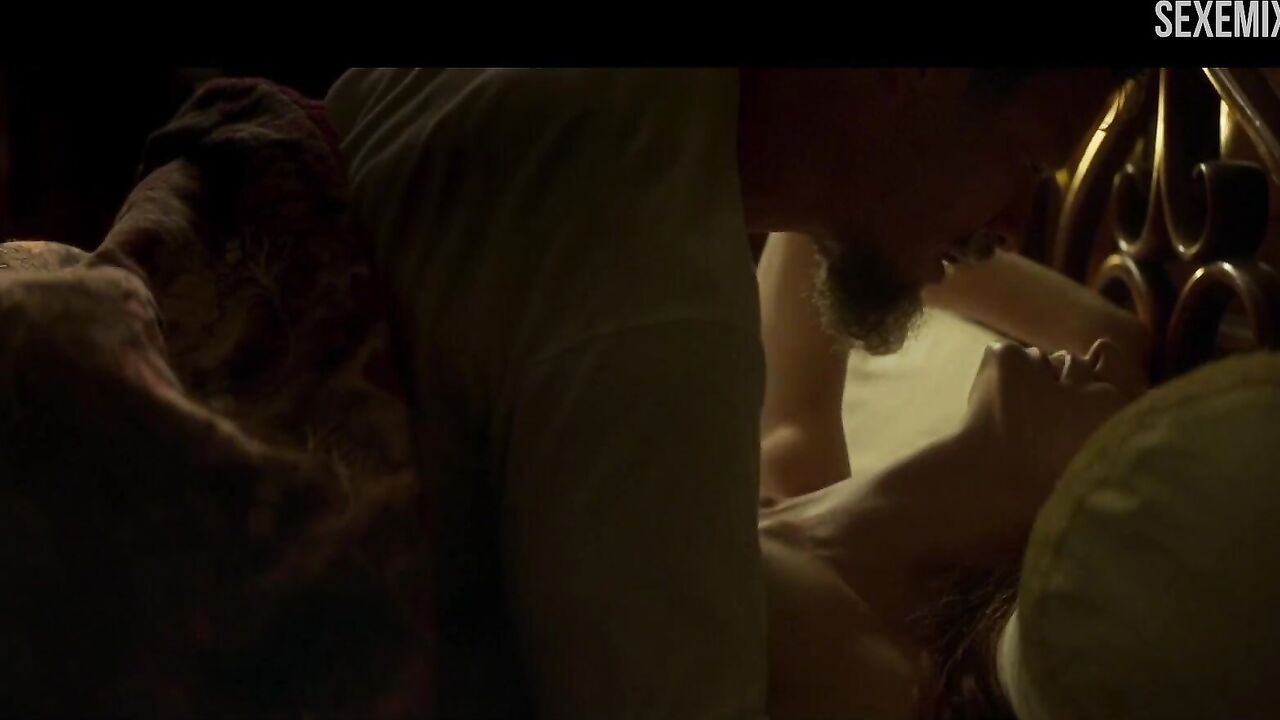 Eleanor Tomlinson fucking in bed scene in Colette