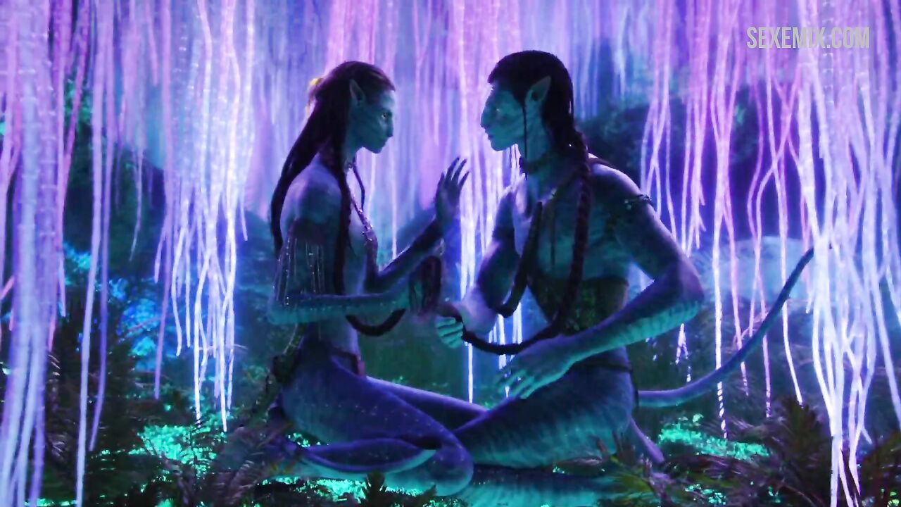 Jake Sully and Neytiri sex scene in Avatar