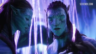 Jake Sully and Neytiri sex scene in Avatar