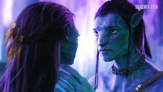 Jake Sully and Neytiri sex scene in Avatar