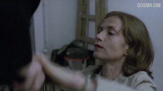 Isabelle Huppert 床でファック、Piano Teacher のシーン