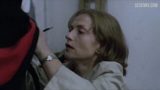 Isabelle Huppert 床でファック、Piano Teacher のシーン