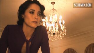 Sandrine Holt (Katherine) seduces Rachel Shelley (Helena) the L Word