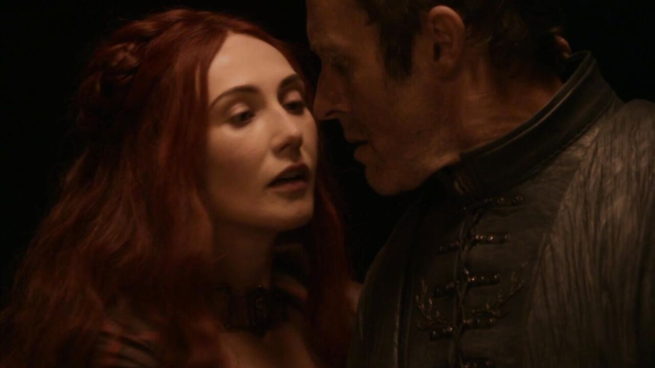 Carice van Houten sex on table, scene in Game of Thrones