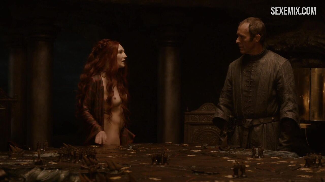 Carice van Houten sex on table, scene in Game of Thrones