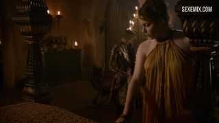 Esme Bianco, sert kıçını kırbaçlıyor, Game of Thrones sahnesi