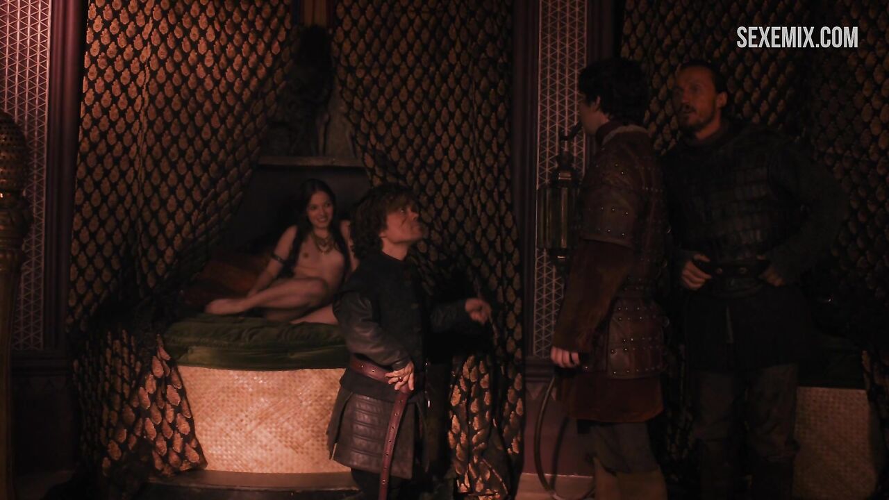 Naked Josephine Gillan breasts scene in Game of Thrones