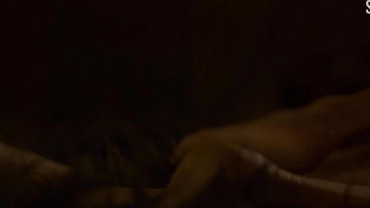 Naked Oona Chaplin Laying On Bed, scene in Game of Thrones