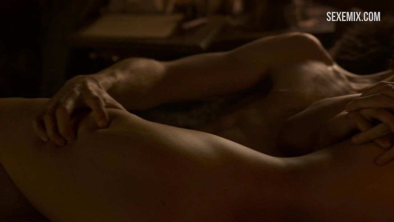 Naked Oona Chaplin Laying On Bed, scene in Game of Thrones