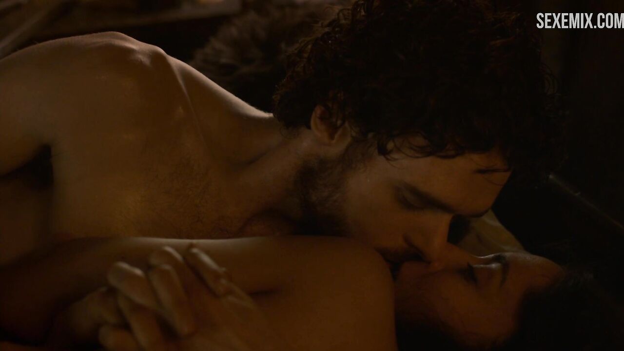 Naked Oona Chaplin Laying On Bed, scene in Game of Thrones