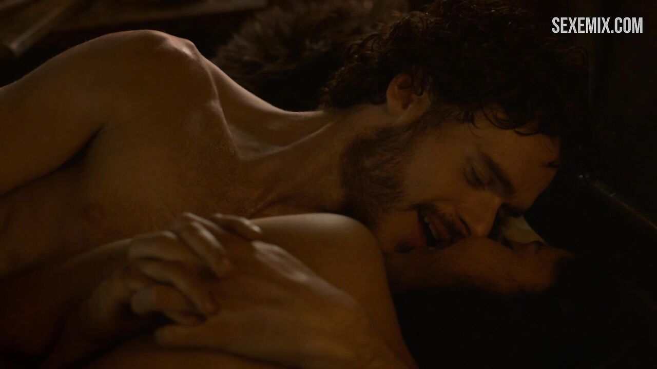 Naked Oona Chaplin Laying On Bed, scene in Game of Thrones