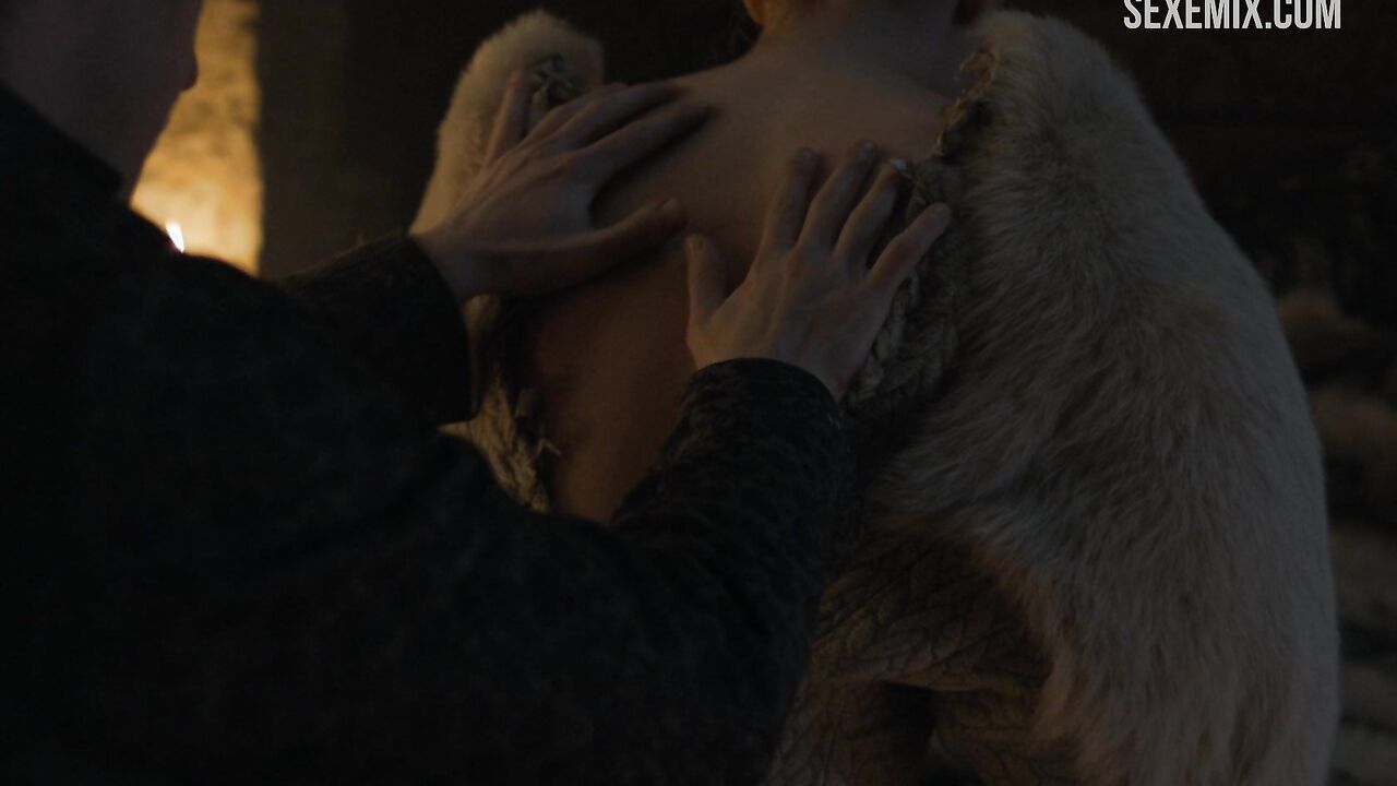 Sophie Turner fucked doggy style, scene in Game of Thrones