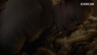 Sophie Turner fucked doggy style, scene in Game of Thrones