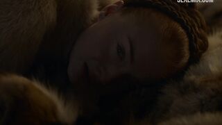 Sophie Turner fucked doggy style, scene in Game of Thrones