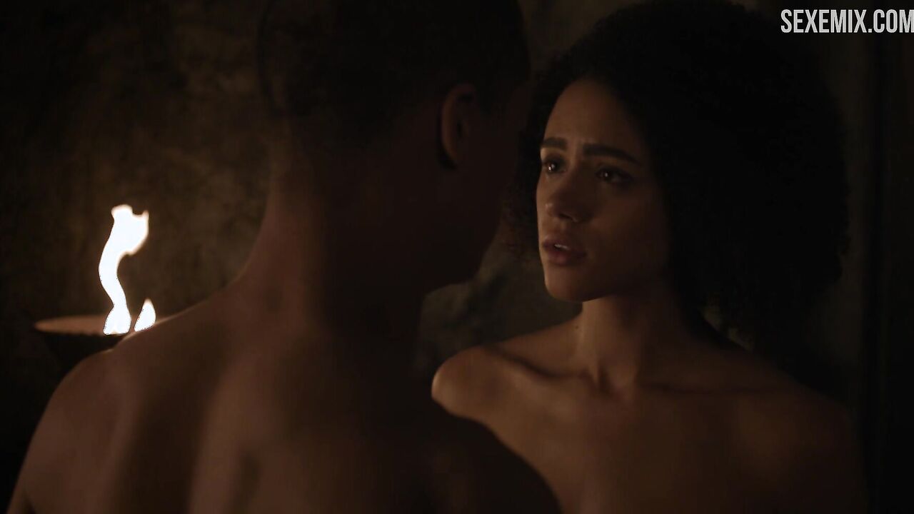 Nathalie Emmanuel sexy, Erotic scene in Game of Thrones