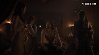 Nude Lucy Aarden, Josephine Gillan, Marina Lawrence-Mahrra, Scene in Game of Thrones