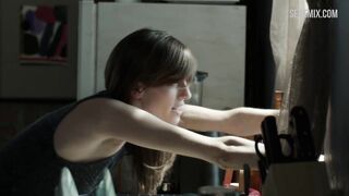 Allison Williams Fake Orgasm, scène dans Girls